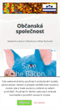 Mobile Screenshot of obcanska-spolecnost.cz